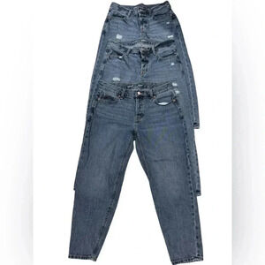 3 Pair of Old Navy Slouchy Taper Jeans - size 6